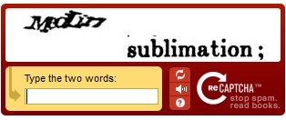 Unreadable Captcha #1